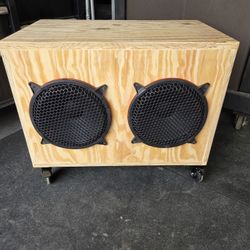 2x10 Rolling Speaker Cabinet w/ Redcoat Ramrods