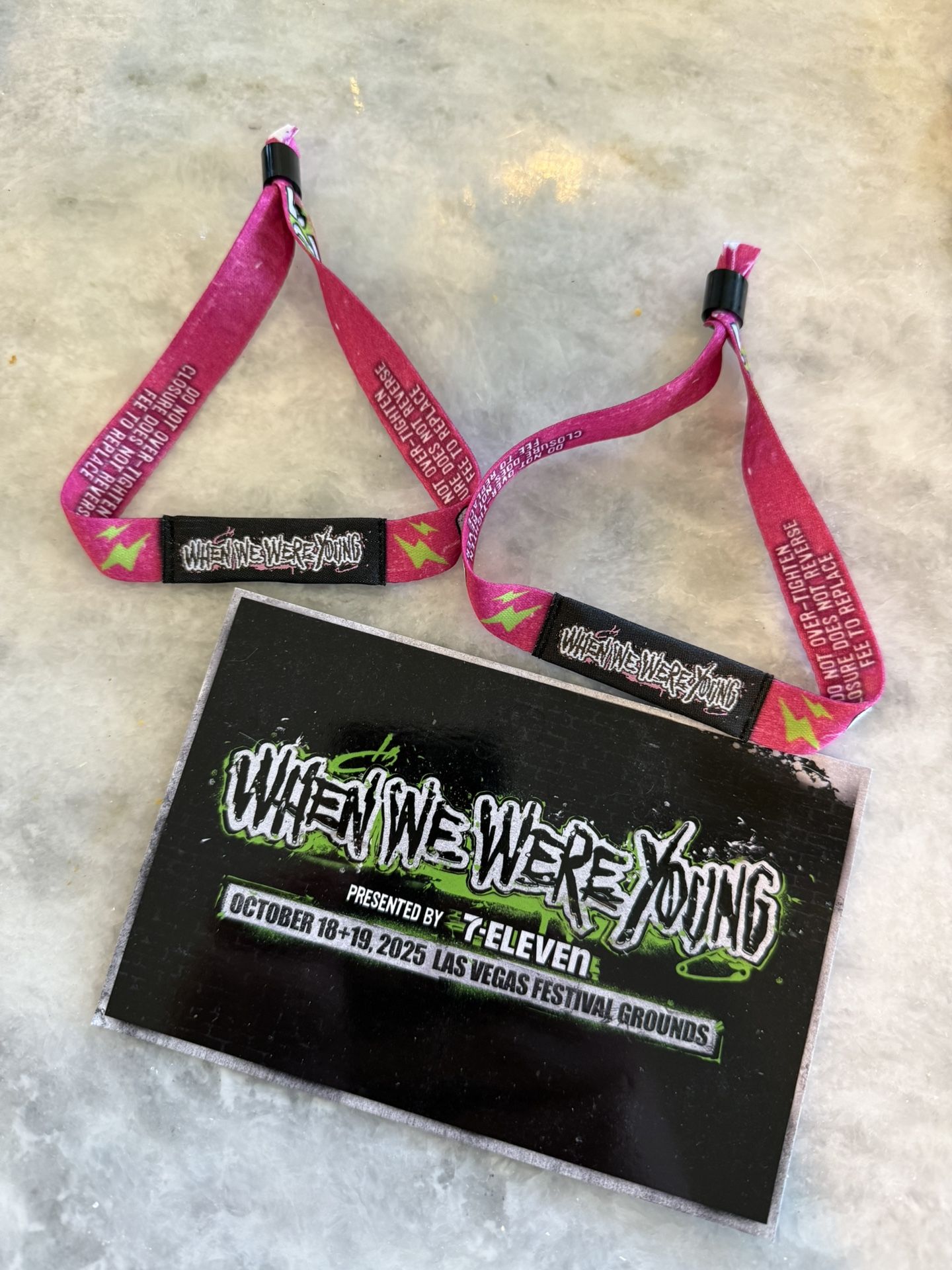 When We Were Young Tickets - Sunday x2