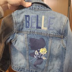 Girls 4T Disney Belle Denim Jacket and Dress