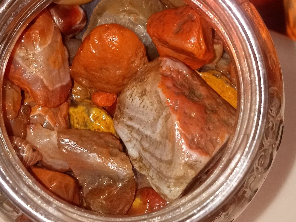 Jar Of Agates For Sale
