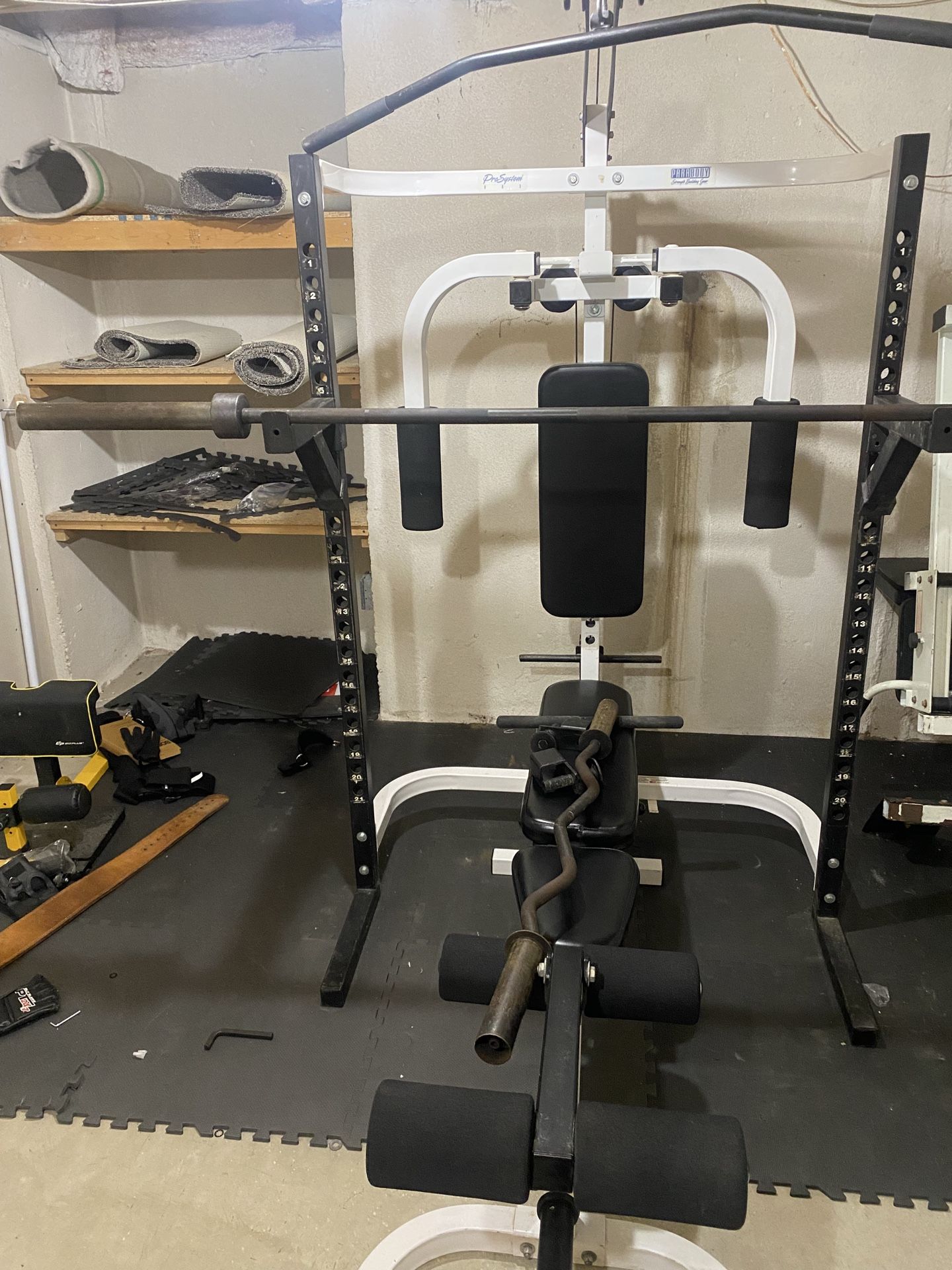 Parabody Pro System 893 Heavy Duty,Pec deck, Lat Pulldown/ lower pulley
