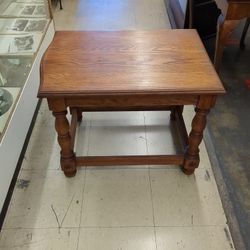 Oak Rectangular Side Table 