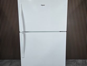 Whirlpool 33-inch Wide Top Freezer Refrigerator with LED Lighting - 20 cu. ft. - White (WRT311FZDW-D-7575)