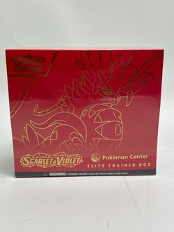 New Pokémon TCG Scarlet & Violet Pokemon Center Elite Trainer Box