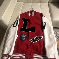 Red Men’s Letterman 