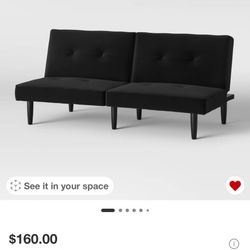 Black Futon- Room Essentials 