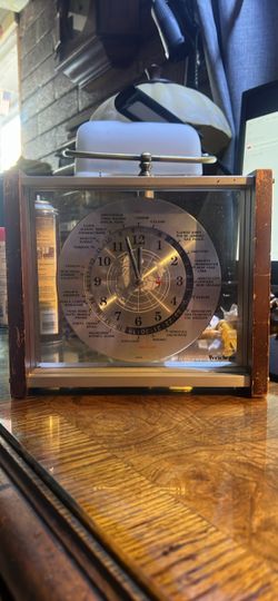 Verichron World Time Zone Desk Clock