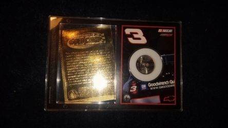 Dale Earnhardt #3 NASCAR Gold Card and Coin Set