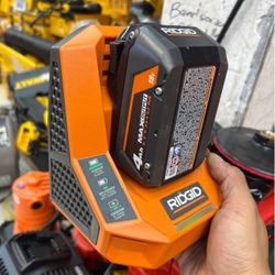 Ridgid 18v 4.0ah Battery And Fast Charger 