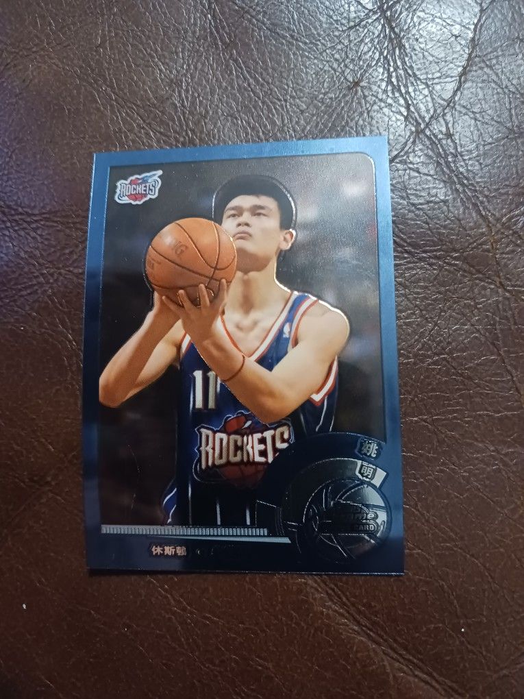 20022003 TOPPS CHROME YAO MING ROOKIE CARD / CHINESE VERSION for Sale