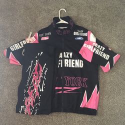 Pink And Black Two Piece