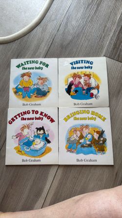 Vintage 1989  Waiting For the New Baby etc..Set of 4- Small Paperback Books