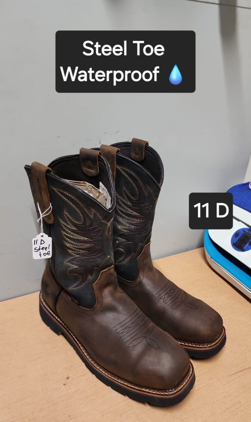 Thorogood Work Boot Size 11 D STEEL TOE