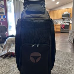 Vintage Taylormade Staff/Cart Bag Bronze And Black 