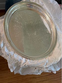 Silver/metal tray