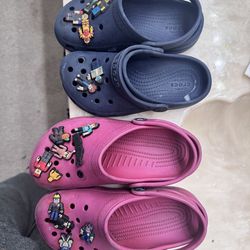 Crocs robox (kids) $15 each.