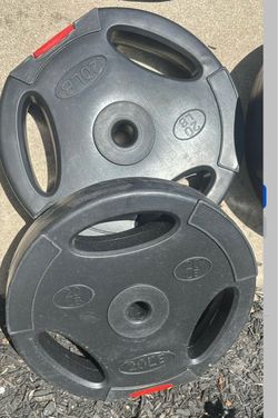 (2) 20lb weight plates