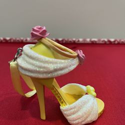 Disney Beauty And The Beast / Belle High Heel Shoe Christmas Ornament 