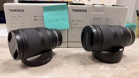 2 tamron lenses (17-28 & 28-75)