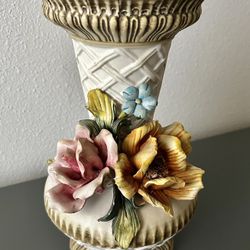 Vintage Capodimonte Made in Italy Vase