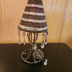 Beaded Candle Lamp