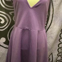 Purple Scrappy Dress