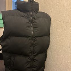 Black Puffer Vest