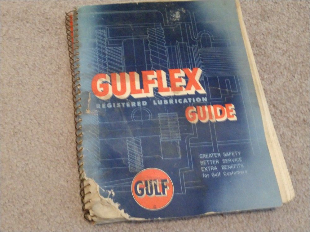 Original gulf lubrication manual