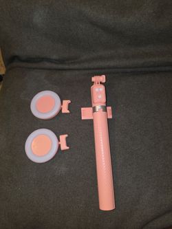 Pink Tripod w 2 Lights & Remote