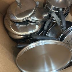 Vintage Revere Ware Pots & Pans 
