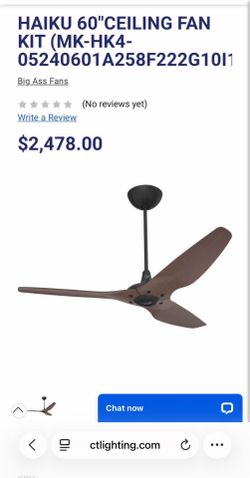 HAIKU 60"CEILING FAN KIT (MK-HK4- 0(contact info removed)A258F222G1011
