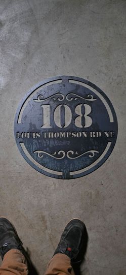 Custom Address Signage
