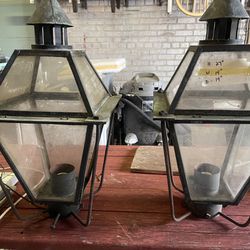 Authentic Antique Lamps ( Set)  (2)