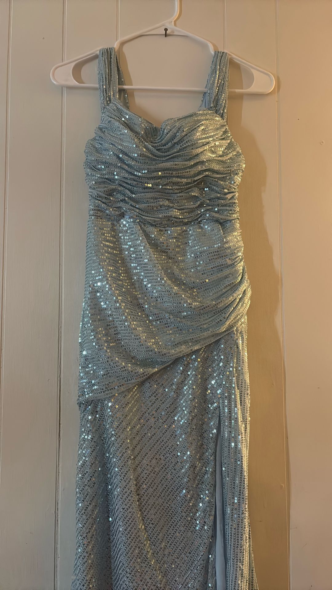 Sequence Long Light Blur Dress