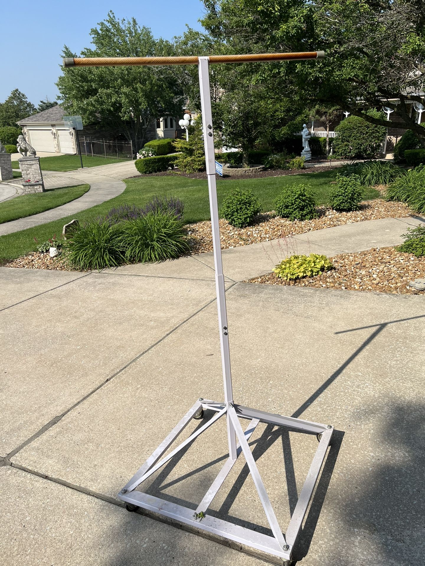 Rolling Metal Bike Rack