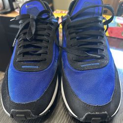 Size 11 Blue And Black Running Nikes 