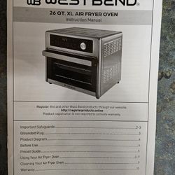 West Bend 26 QT. Air Fryer Oven