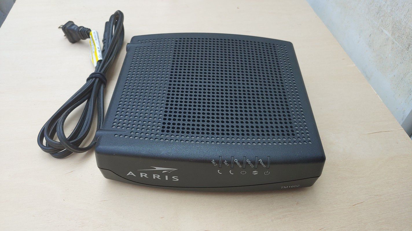 Arris TM 1602A Data/Voice Cable Modem