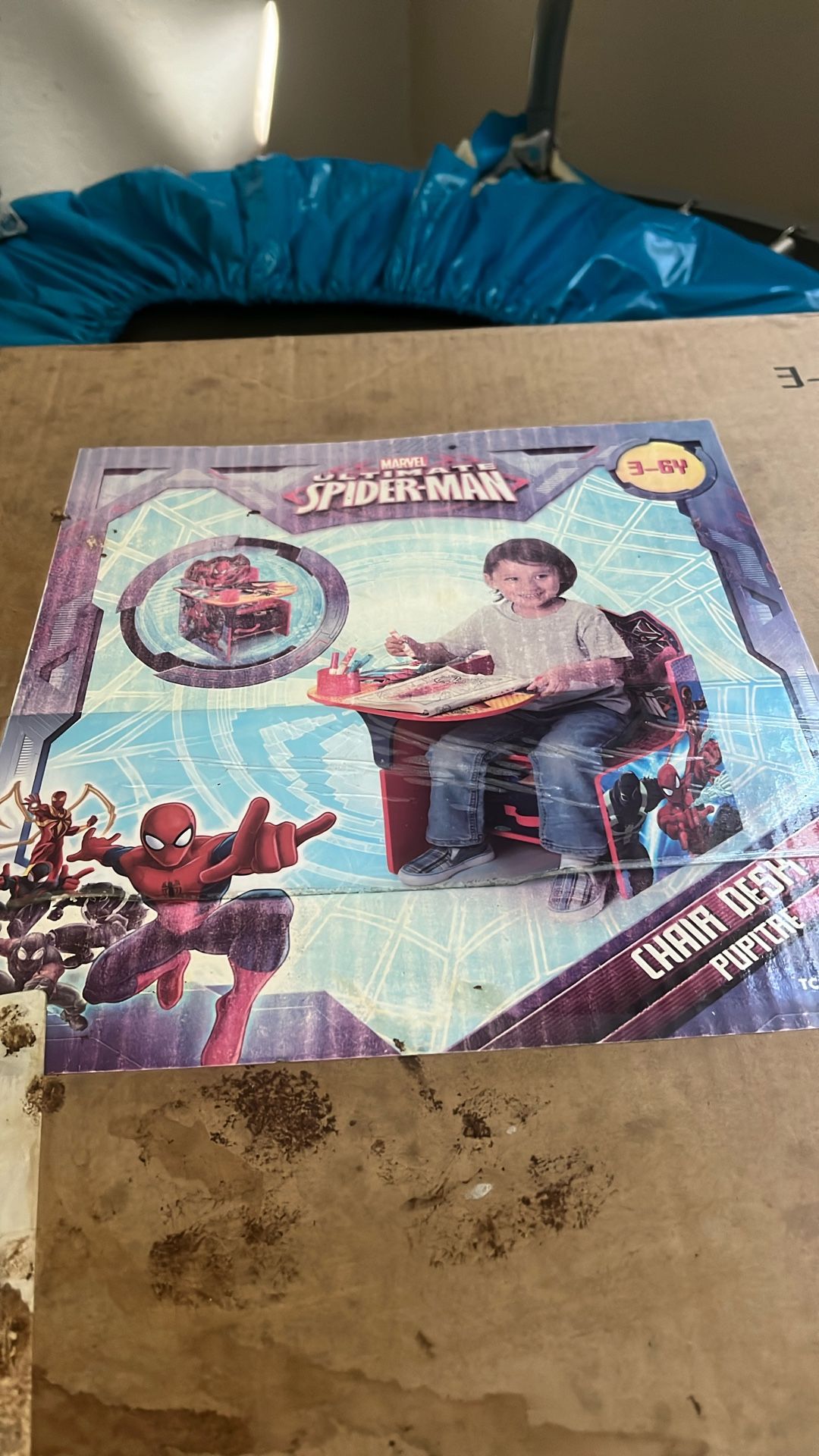 Marvel Spider-Man Desk Never Opened 3-6yr Bargain price