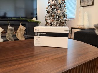 Sigma 28-45mm F1.8 E Mount