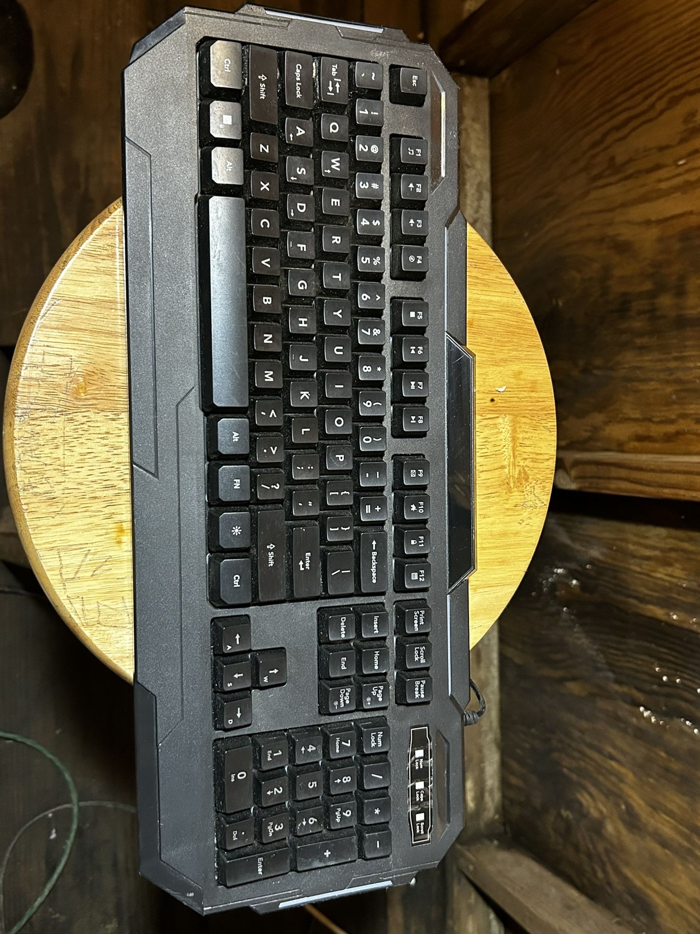 Bugha Exclusive Backlit RGB LED Gaming Keyboard with Function Keys for PC USB