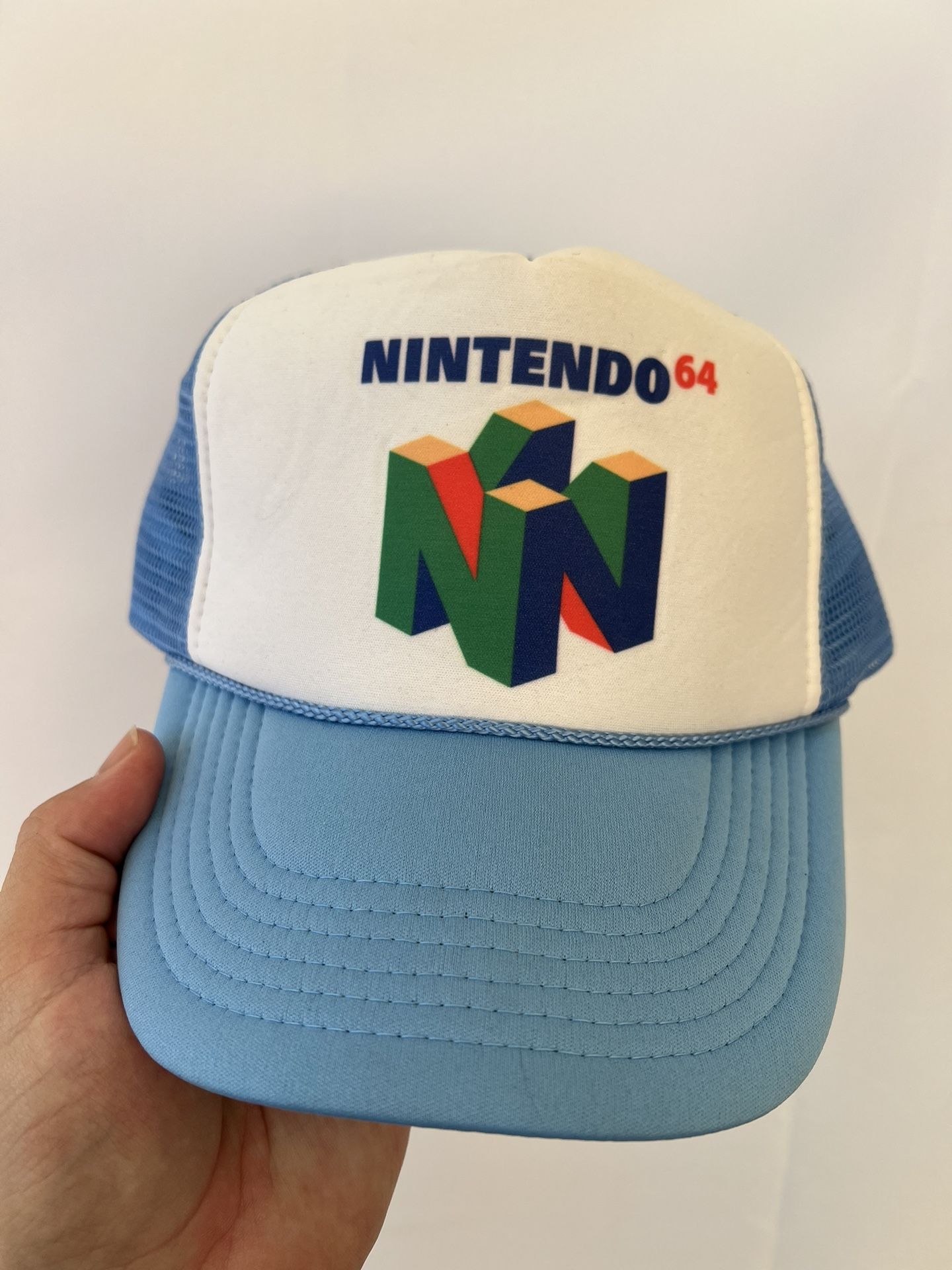 Vintage Nintendo 64 N64 Video Game SnapBack Trucker Hat Cap