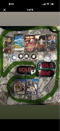 *Japanese*14 PSP and 3 Vita games