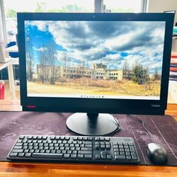 Lenovo ThinkCentre TouchScreen All IN ONE PC Core i5-7500 3.40Ghz 16GB RAM 256GB SSD windows 11 Fully Functional