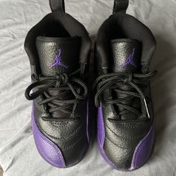 Kids Jordan 12s “Field Purple”