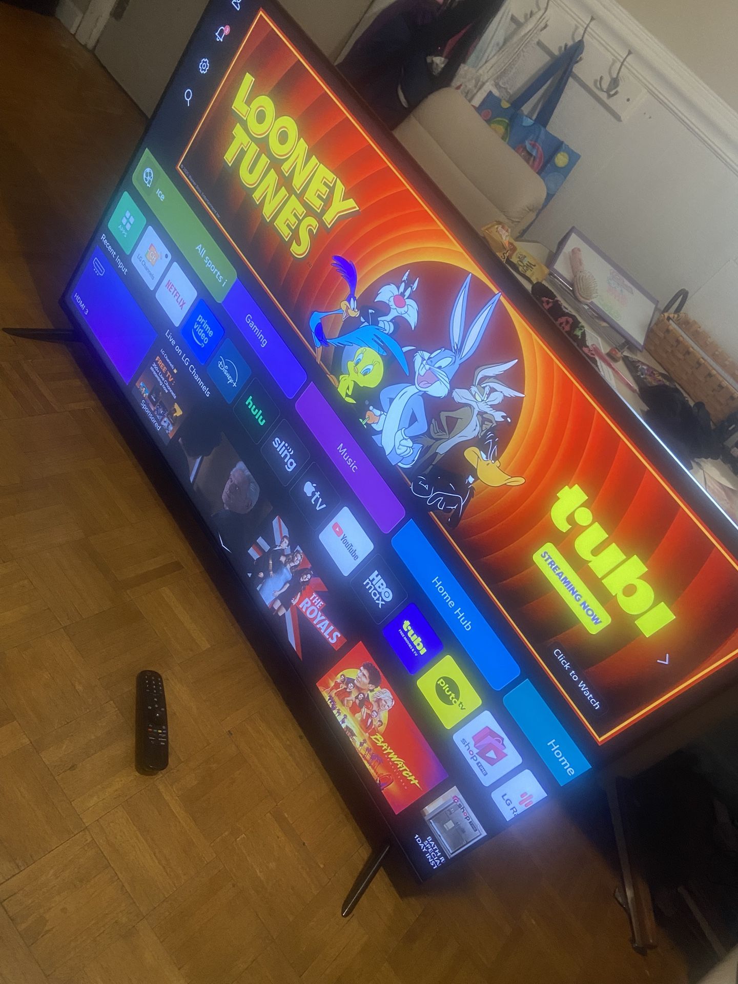 65inch LG Smart TV With Remote 