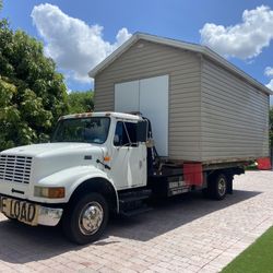Sheds Relocated , Movemo Casita De Patio Container Rv Trailer Crane Available 