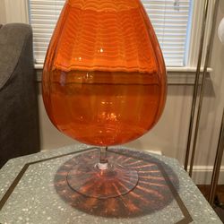 Huge 15” MCM Mid Century Brandy Snifter