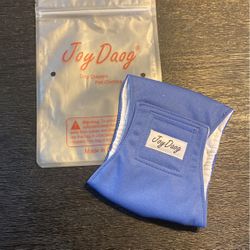joy doag dog diaper Size XS Blue 