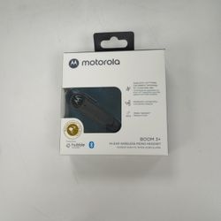 Motorola Boom 3 Plus In-Ear Wireless Mono Bluetooth Headset -Black